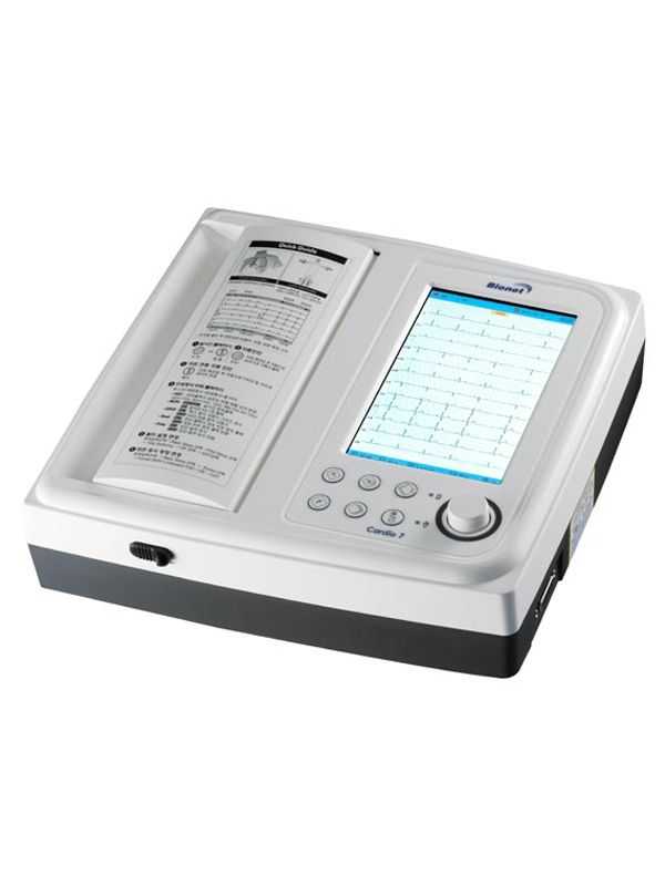 ECG Machine12 Channel, Model: Cardio 7, Brand: Bionet, Korea