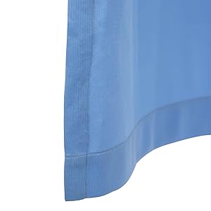 60" W x 96" L/5x8FT Inherent Flame Retardant Hospital Curtain Room Divider, Grommet Flame Resistant Cubicle Curtains Medical Privacy Curtain for Hospital, Medical Clinic, Lab, School, Blue