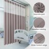 TTZ Hospital Curtain with Flat Hooks for Hospital Medical Clinic SPA Lab Cubicle Curtain Divider Privacy Screen (Color: Grey, Size: 1(12ft Wide x7ft Tall))