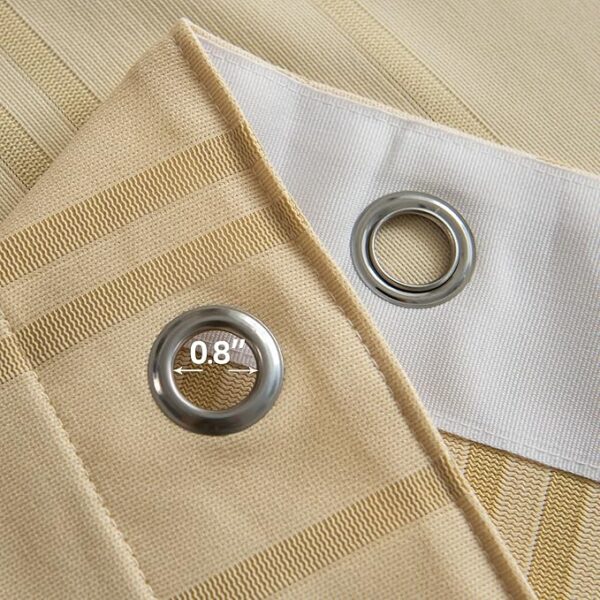 Hospital Curtain Inherent Flame Retardant Medical Privacy, Room Divider Medical Curtains with Grommet for Hospital, School Nursery, Lab, Clinic (U & L Size)