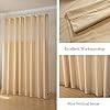 Hospital Curtain Inherent Flame Retardant Medical Privacy, Room Divider Medical Curtains with Grommet for Hospital, School Nursery, Lab, Clinic (U & L Size)