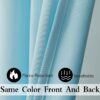 6.3 curtain Hospital Curtain Inherent Flame Retardant Medical Privacy, Room Divider Medical Curtains with Blue Clinic for Hospital, School Nursery, Lab, Clinic (U & L Size)